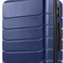 OLIXIS 20 Inch Carry-On Luggage, Hardside Suitcase with Spinner Wheels, Lightweight ABS Hard Shell Travel Luggage, TSA Approved Lock, Expandable Small Suitcase for Business & Travel–Blue
