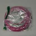 Dog Tie Out Cable 10/15/20/25/30 FT Runner for Yard Steel Wire Cable with Durable Superior Clips Pink Chains for Outside Dog Lead for Large Up to 165 Lbs
