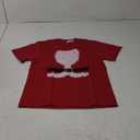 Santa Claus Suit Cute Holiday Christmas T-Shirt L