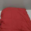 yescool Weighted Blanket for Adults (20 Lbs, 60X 80, Red Grey) Heavy Thick Bed Blanket Queen/Full Size for Sleeping Perfect for 190-210 Lbs, Cozy Gifts for Women, Machine Washable (Rose)