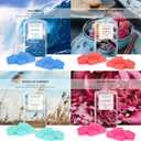 STRN Wax Melts, Lavender & Linen, Scented Soy Wax Cubes for Wax Warmers, Spring & Summer Scented Long-Lasting Home Fragrance Wax for Bedroom, Living Room, Office- 8 Packs