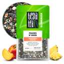 Tiesta Tea - Peaches N' Green, Loose Leaf, Smooth Peach Green Tea, Premium Medium Caffeinated Blend, Make Hot or Iced, Brews Up to 25 Cups, 2.0 Ounce Resealable Pouch