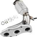 Right Catalytic Converter Direct-fit Compatible with Toyota Sienna 2007 2008 2009 2010 3.5L V6 FWD Catalytic Convertor 18281 (EPA Compliant)