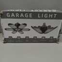 LED Garage Light Motion Sensor - 200W Deformable Garage Lights Ceiling LED, 20000LM Shop Lights Motion Activated, Motion Sensor Light Indoor for Garage, Workshop, Basement,Barn (2 Pack)