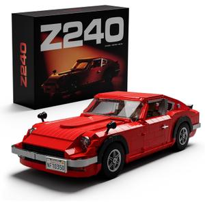 Nifeliz Z240 Sports Car Building Model Set, 1:14 Scale Classic Vehicle Model Set for Adults and Car Lovers, Collectible Gift for Home or Office Décor (1,694 PCS, NF10350)