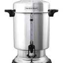 Hamilton Beach Commercial Coffee Urn & Hot Beverage Dispenser, 60 Cup Capacity, Polished Stainless Steel (D50065)