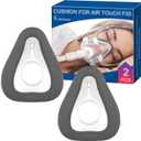 2 Packs Memory Foam Mask Cushion (M) for ResMed Airtouch F20 & Airfit F20, Highlights Secure Seal & Leak-Free with Advanced Brown Memory Foam - F20 Mask Medium for Full Face CPAP Users
