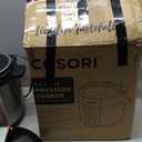 COSORI Pressure Cooker 6QT, Stainless Steel, 9-in-1 Multi Cooker, 12 Safety Features, Ceramic Inner Pot, Rice, Slow Cook, Sous Vide, Saute, 1100W