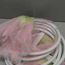 Wedding Decorations for Reception,5.6 Ft Big Artificial Silk Flowers,Giant Flowers for Decoration,Party Banquet Decor,Home Decor,Photographic Props,Shop Window Display（Green and Pink）