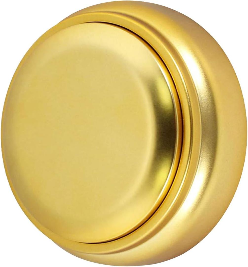 Gnatural Record Talking Button (Gold) 1