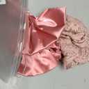 Zeroest Newborn Photography Props, Infant Girl Photoshoot Lace Romper & Bow Headband Outfit, Baby Photo Props for Newborns