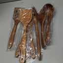 Wooden Spoons for Cooking, Wooden Utensils for Cooking Natural Teak Wooden Kitchen Utensils Set Comfort Grip (7 PCS SET)