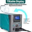 YIHUA 948D-I Desoldering Station 110W High Performance ESD-Safe with Temperature Control 716-896F Adjustable, 3 Pre-set Channels, C/F Conversion, Auto Stand-by, Sleep Mode