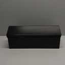 ARCHITECTURAL MAILBOXES Townhouse Galvanized Steel, Wall-Mount Mailbox, Black Small