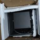 Nuogo 30 Inch Large Metal Lanterns with Glass Panels Black Hanging Vintage for Table Porch Home Party Decor Gift Indoor Outdoor, Candle Not Includes