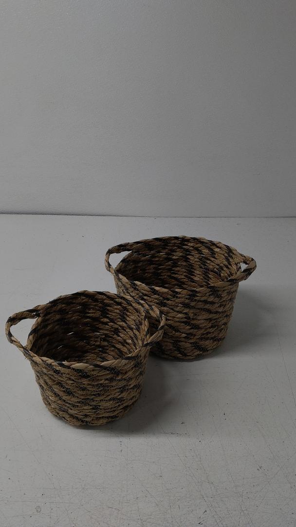 Home Decor,Baskets Set Of 2