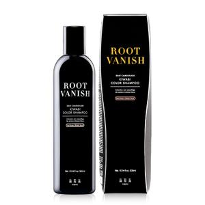 KIWABI Hair Color Shampoo for Gray Coverage  Gradual, All Natural Hair Dye Shampoo for Women & Men  Hydrating, Sulfate-Free & Ammonia-Free  Color-Depositing Formula with 31 Botanicals (Dark Brown)