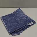 Smiry Square Table Cloth, Waterproof Heavy Duty Vinyl Tablecloths, Wipeable Washable Table Cover for Kitchen and Dining Room, 54" x 54" (Square), Navy Blue