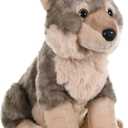Wild Republic Wolf Plush, Stuffed Animal, Plush Toy, Gifts for Kids, Cuddlekins 12 Inches