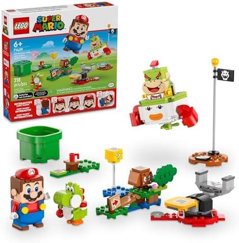 LEGO Super Mario Adventures with Interactive Mario, Bowser Jr.’s Clown Car Playset Vehicle, Yoshi Toy, Mario Playset, Nintendo Toy Gift for Boys, Girls and Gamers Ages 6 and Up, 71439