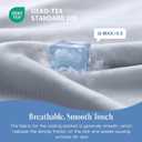 OMERAI Cooling Blanket King for Hot Sleepers, Breathable Summer Blanket Lightweight Blankets for Night Sweats, Double-Sided Cooling Effect Throw Blanket for Bed, 90"x108" Gray (Darkgrey)