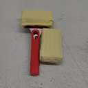 Grill Brush Bristle Free, BBQ Grill Brush for Outdoor Grill, Safe Steam Grill Cleaning Brush with Scraper, Replacement Sponge Heads, Non Metal Bristles for Cast Iron, Stainless-Steel Grates