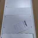 Huuger Computer Desk, 70 Inch Office Desk, Gaming Desk with Storage, Writing Desk Work Desk for Home Office, Study, Long Simple Desk, Large Legroom, Metal Frame, White