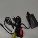 HDMI to RCA Converter, HDMI to AV 3RCA CVBs Composite Video Audio Converter Adapter Supports PAL/NTSC for TV Stick, Roku, Android TV Box, DVD ect, Black