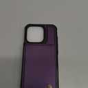 Vinich for iPhone 16 Pro 6.3" Wallet Case with Card Holder, RFID Blocking Credit Slots Kickstand Shockproof Phone Cover for Women Men, Purple