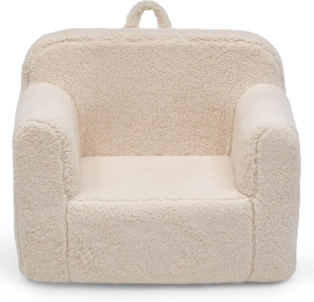 Delta Children Cozee Sherpa Chair, Cream