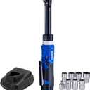 ACDelco ARW1218-3P G12 Series 12V Li-ion Cordless 3/8 40 ft-lbs. Extended Ratchet Wrench Tool Kit