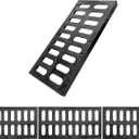 Ductile Iron Driveway Channel Drain Grate-20x10 in. Metal Trench Drain Grates,3 Pack Garage Length,Heavy Duty Channel Drainage Grates for Garage,Factory,Driveway,Parking Lot,Commercial Zone