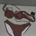 ZAFUL Women High Cut Bikini Sets String Sexy Swimsuit Two Piece Underwire Bathing Suit Brazilian Cheeky Cut Out Cute Swimwear, S