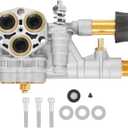 7108366 Pressure Washer Pump Manifold Replacement for Axial Cam Pressure Washer Pump 510020 520006 Cleaning Manifold