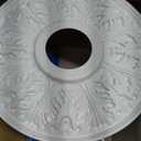 Westinghouse 7702800 15-1/2-Inch Victorian White Finish Ceiling Medallion, 16"