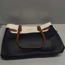 LOVEVOOK Laptop Tote Bag for Women Work, Teacher Tote Bag Nurse Bag with Large Cup Holder, 15.6 Inch Waterproof Leather Computer Bag Professional Business Office Briefcase, Blackbeigebrown