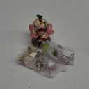 Soaoo 25 Pcs Fairy House Garden Figurines Kit Spring Garden Decor Easter Basket Decoration Spring Decoration Outdoor Wildflower Butterfly Fairy Mushroom Party Supplies Micro Landscape Ornaments