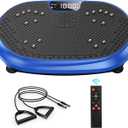 Vibration Plate Exercise Machine, Vibrating Fitness Platform for Lymphatic Drainage, Full Body Shaker Workout Equipment, Bluetooth Music Shaping Vibrate Plate, Board Sport for Home Exercise Gym, Blue