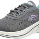 Skechers Women's Skech-Air Meta Aired Out Comfort Shoes, Charcoal, 8.5 US