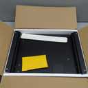 26 Inch Under Desk Mounted Sliding Loptop Drawer, Desktop Extension Pull-Out Laptop Tray for Office Desk, Extra Storage Organizer for Sit Stand Workstation