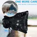 Outdoor Faucet for Winter, POROLIR 8.3" H x 6.7" W Thicker Insulation Faucet for Winter Hose Bib Insulated Faucet Sock Spigot Freeze Protection Black (4-Pack)