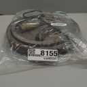 Mustry Rustic Wooden 2 Tiered Tray, Round Farmhouse Kitchen Table Decor Serving Tier Tray, Food Fruits Cupcake Display Coffee Bar Home Party Seasonal Decorations (Brown)