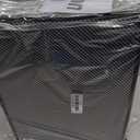 Kabinka top loaders Storage Box for 3" X 4" 35pt Rigid Cards, Trading Card Storage Box with Combination Lock, Top Loader Storage Hard Case, Sports Card Case (Holds 600+ Top Loaders, Carbon Fibre)