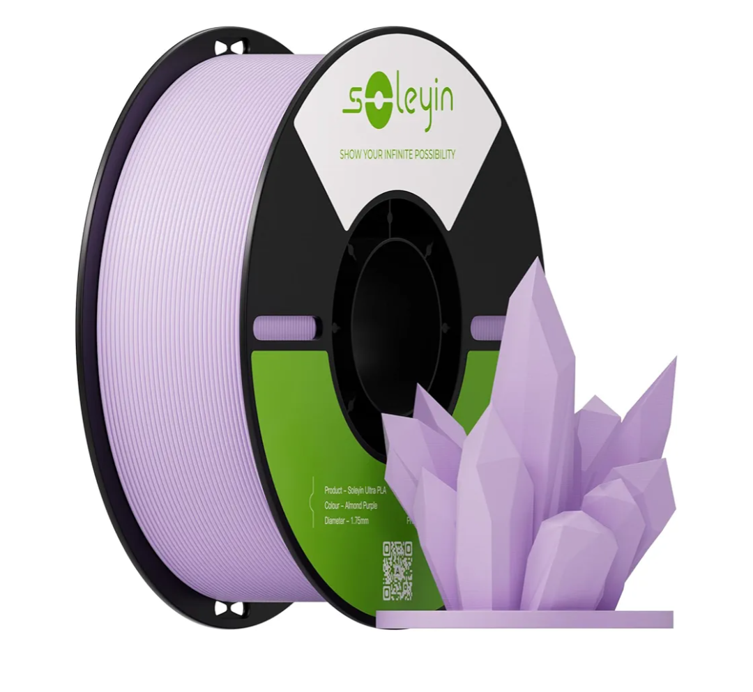 PLA Filament 1.75mm, Neatly Wound 3D Printer Filament 1kg Spool (2.2lbs), Dimensional Accuracy ±0.02mm, Strong Toughness & No Warping, 3D Printing Filament Fit Most FDM 3D Printers,Purple