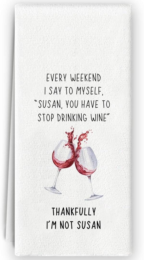 Kitchen Towels - White, Microfiber, 16x24 Inch, Farmhouse Style, Highly Absorbent, Durable, Perfect for Kitchen and Gifts