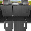 powoq 7 Seats Fuel Cargo Mat Compatible with 2025 2026 Toyota 4Runner Backrest Mat 2nd Backrest Liner TPE Cargo Liner Back Seat Protector Replacement for 2025-2026 Toyota 4Runner Accessories