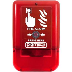 DIGITECK Plug&Play Site Alert Battery Operated Interlinkable Fire Alarm System LED Strobe Siren Horn Sound Weatherproof Outdoor Indoor