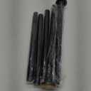 Black Shower Curtain Rod 31 to 80 Inch,1 Inch Diameter Adjustable Spring Tension Stainless Steel Telescoping Rod, Easy Install, No Rust