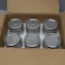 Ieavier 6PCS Wide Mouth Mason Jars 16oz with Airtight Lids and Bands, Canning Jars with Crystal Glass for Food Storage, Spice Jars, Canning, DIY Projects, Jam, Jelly, Honey, Preserving, Drinking