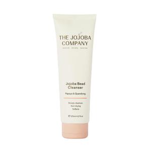 Jojoba The Company Bead Cleanser with Papaya & Quandong Creamy Exfoliating Face Wash for All Skin Types Hydrating & Gentle Daily Cleanser Beads for Smooth, Radiant Skin 125ml
